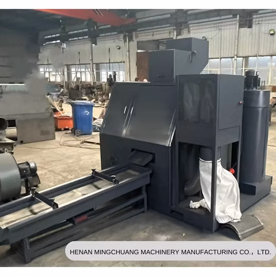 Granulador eléctrico de alambre de cobre y aluminio, máquina de planta de reciclaje con separador